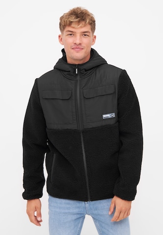 BENCH Winterparka in Schwarz: Vorderseite