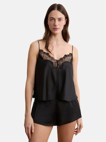 ETAM Schlafshirt 'Eventail' in Schwarz