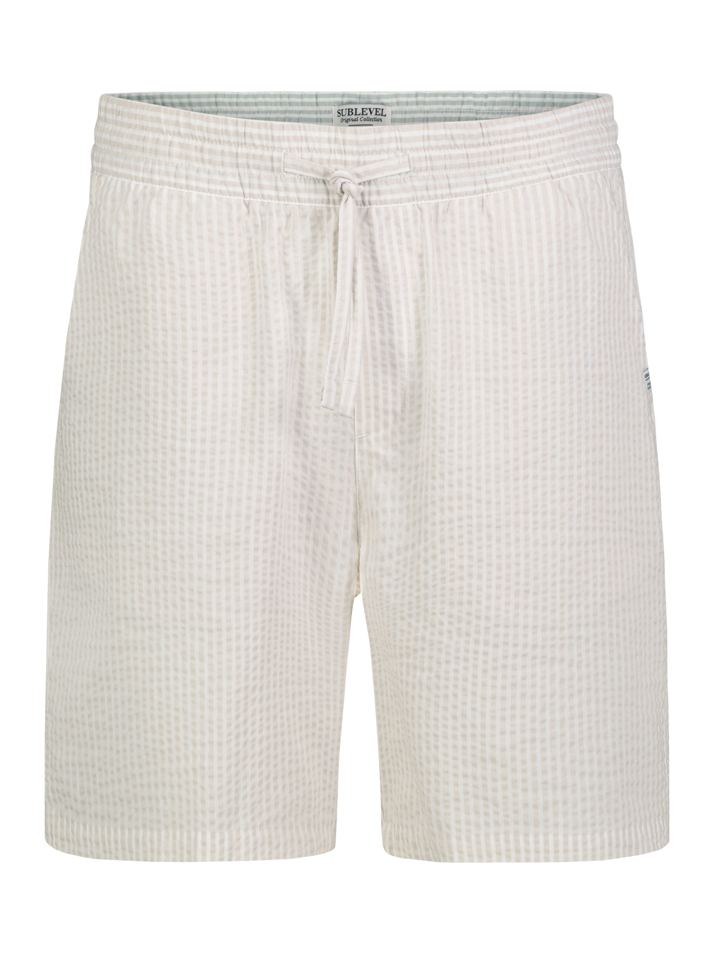 Sublevel Regular Shorts in Beige: Vorderseite