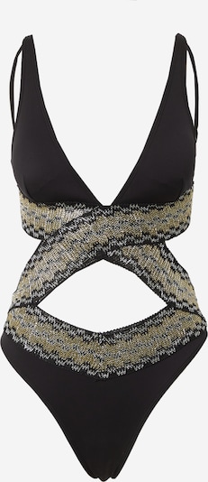Costum de baie întreg pe XXS River Island pe auriu / negru / argintiu, Vizualizare produs