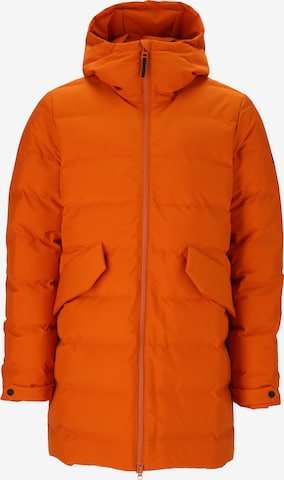 SOS Winter Coat 'Vars' in Orange: front