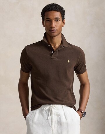 Polo Ralph Lauren Средняя посадка Футболка в Коричневый: спереди