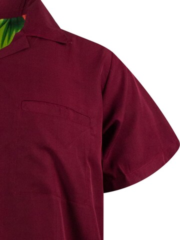 King Kameha Regular Fit Hemd 'Christmas Wedding'‌‌‌‌‌‌‌ in Rot
