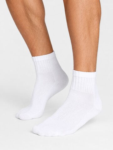 sockenkauf24 Athletic Socks 'Quarter Tennissocken' in White
