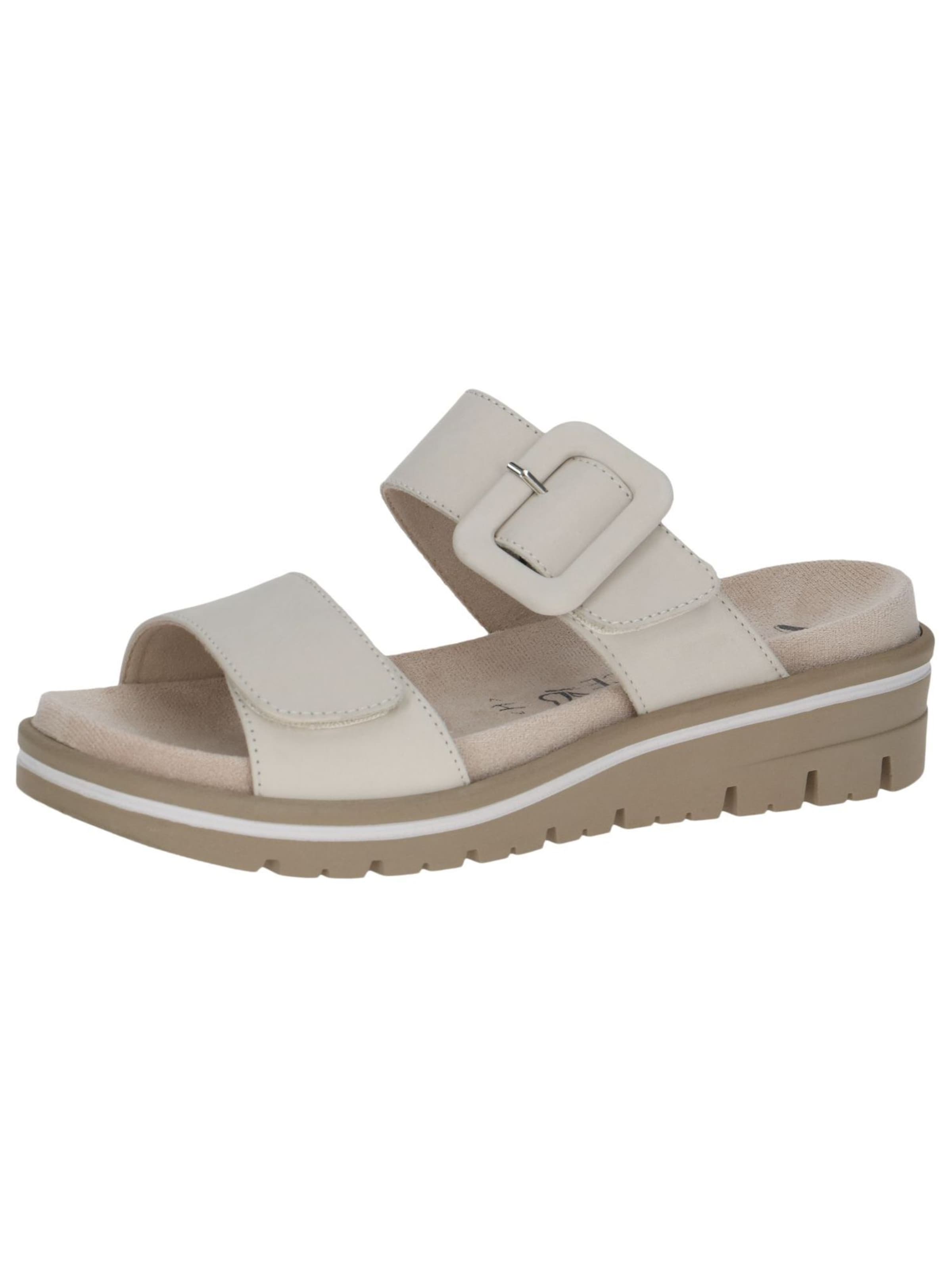 CAPRICE Pantolette in Weiß: Vorderseite