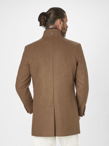 S4 Jackets Winter Coat 'Newton Black' in Beige