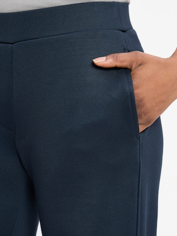 OPUS Slimfit Bandplooibroek 'Maikito' in Blauw