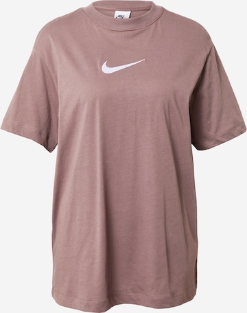 T-shirt Nike Sportswear en violet : devant