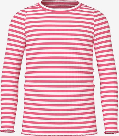 NAME IT Shirt 'VEMMA' in pink / weiß, Produktansicht
