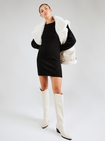 JDY Knitted dress 'EASE' in Black