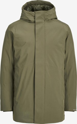 Veste fonctionnelle Jack & Jones Plus en vert : devant