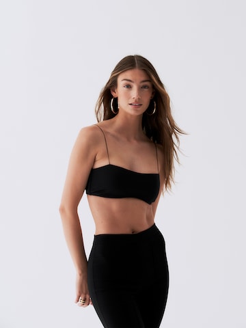 RÆRE by Lorena Rae Top 'Caja' in Black: front