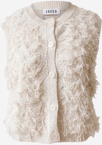 Gilet 'Dani' EDITED en beige : devant
