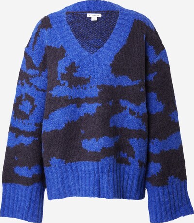 Warehouse "Oversize" stila džemperis, krāsa - naktszils / karaliski zils, Preces skats