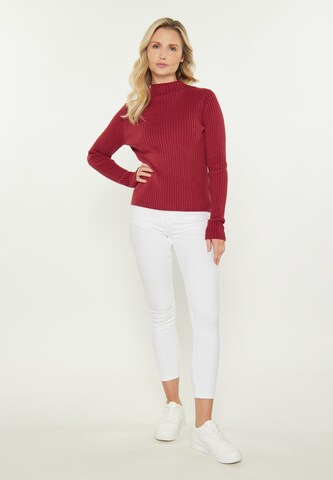 Pull-over 'Classic' usha BLUE LABEL en rouge