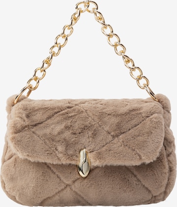 faina - Bolso de hombro en beige: frente