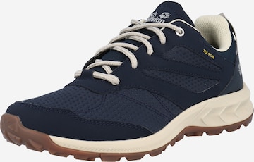 JACK WOLFSKIN Lage schoen 'Woodland' in Blauw: voorkant