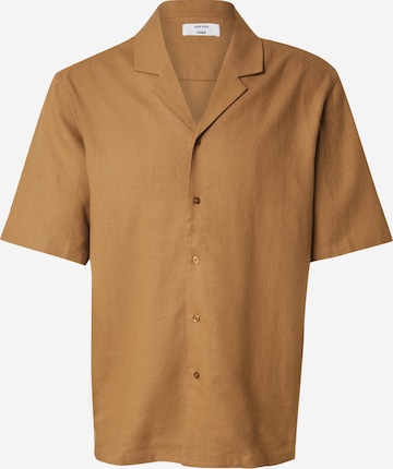 Camicia 'Ryan' di DAN FOX APPAREL in marrone: frontale