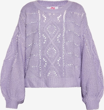 Pull-over MYMO en violet : devant