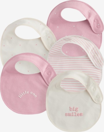 Next Ruokalappu värissä vaaleanpunainen: etupuoli