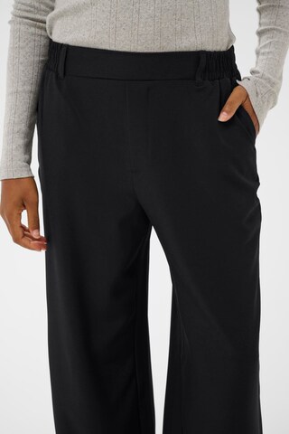 Kaffe Wide leg Broek 'KABeatrice' in Zwart