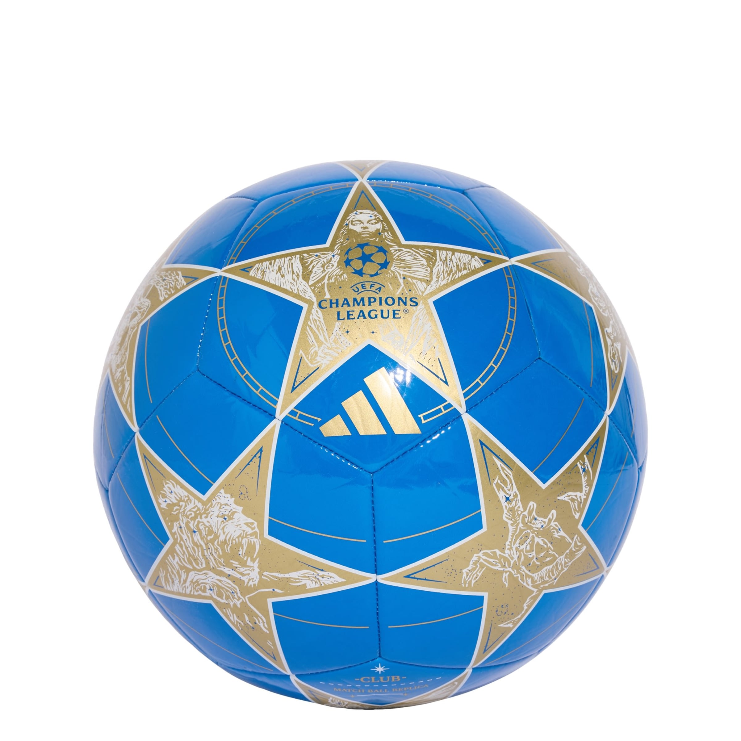 ADIDAS PERFORMANCE Ball 'UCL Club 25/26 League Stage' in Blau: Vorderseite