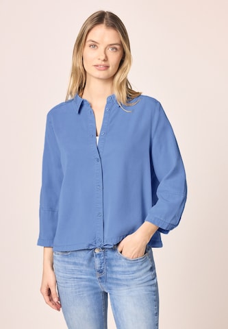 STREET ONE Blouse in Blue: front