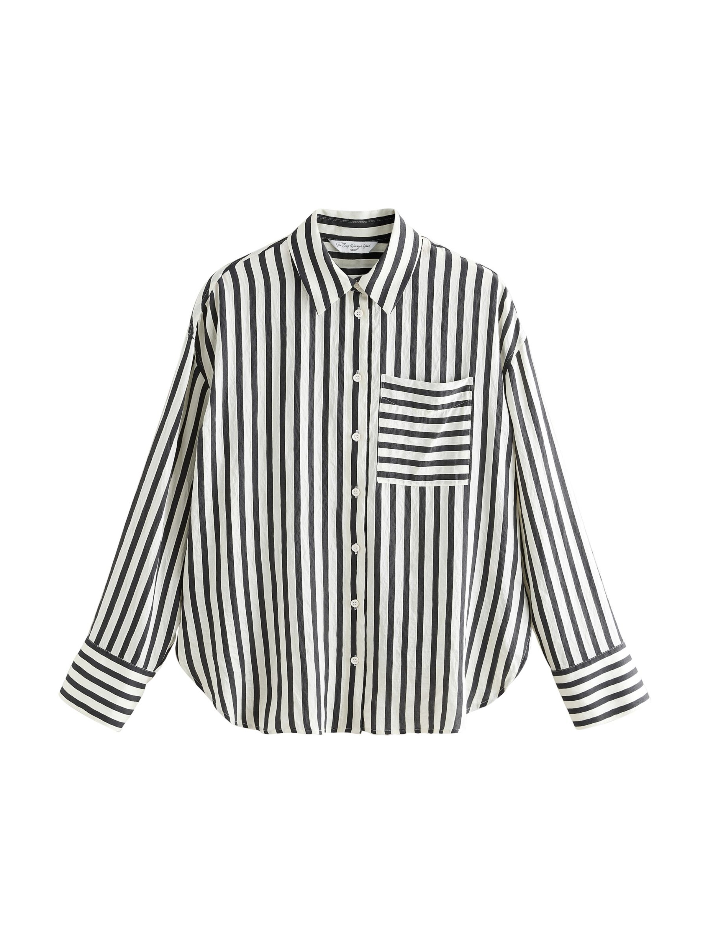 Next Chemisier en noir / blanc, Vue avec produit