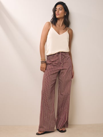 Wide Leg Pantalon Bhoem en rouge : devant