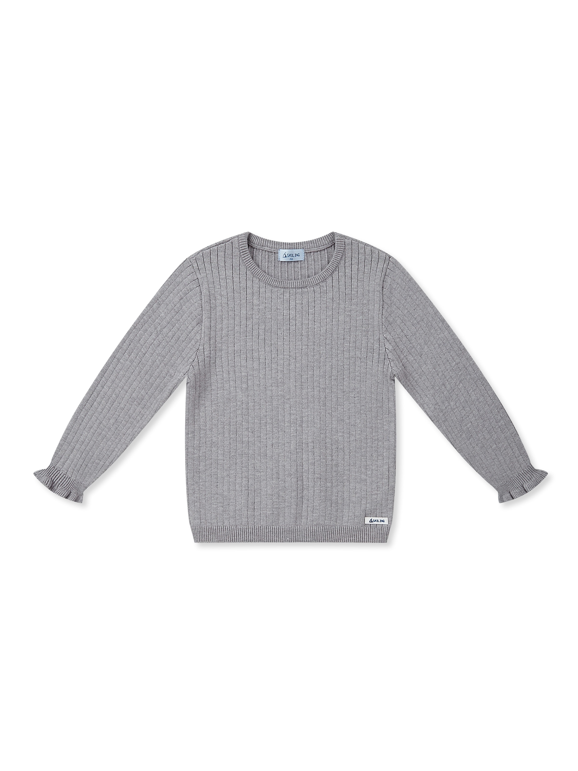 Sailing Pullover‌ in Grau: Vorderseite