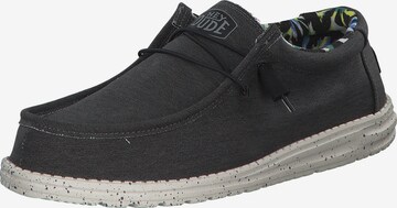HEY DUDE Moccasins '40022' in Black: front