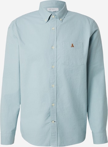 GAP Regularny krój Koszula 'BRANNAN' w kolorze niebieski: przód