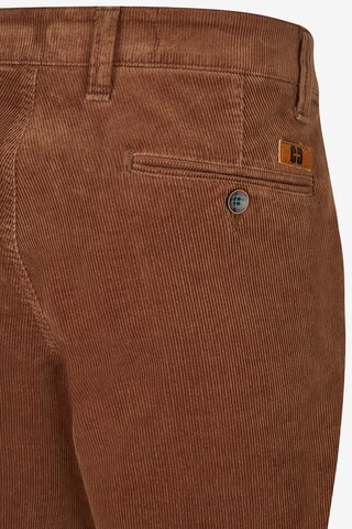 CLUB OF COMFORT Slimfit Hose 'Garvey' in Braun