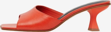 MANGO Mules 'Pele' in Orange: front