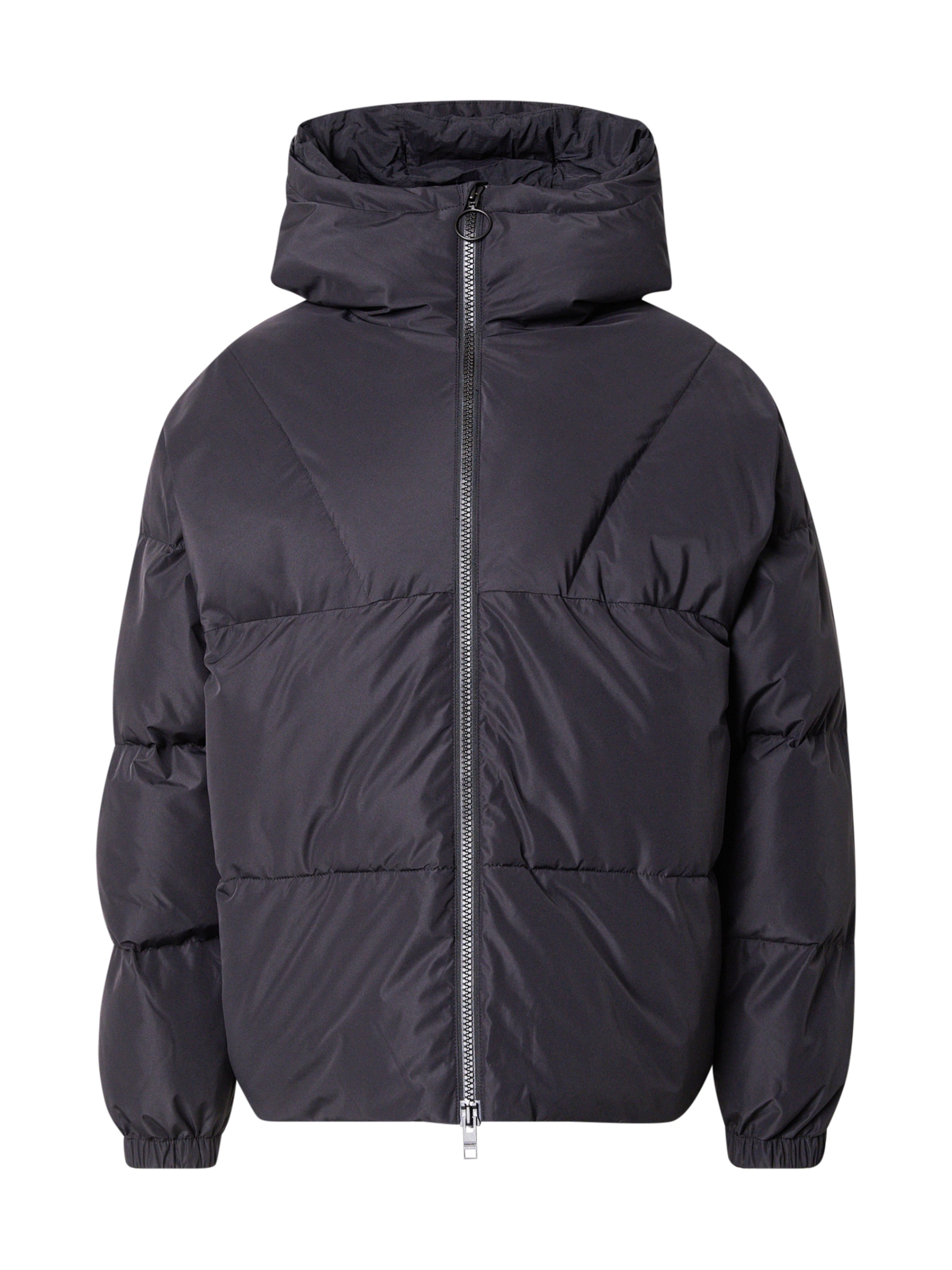 Embassy of Bricks and Logs Χειμερινό μπουφάν 'Belmont' σε μαύρο: μπροστά