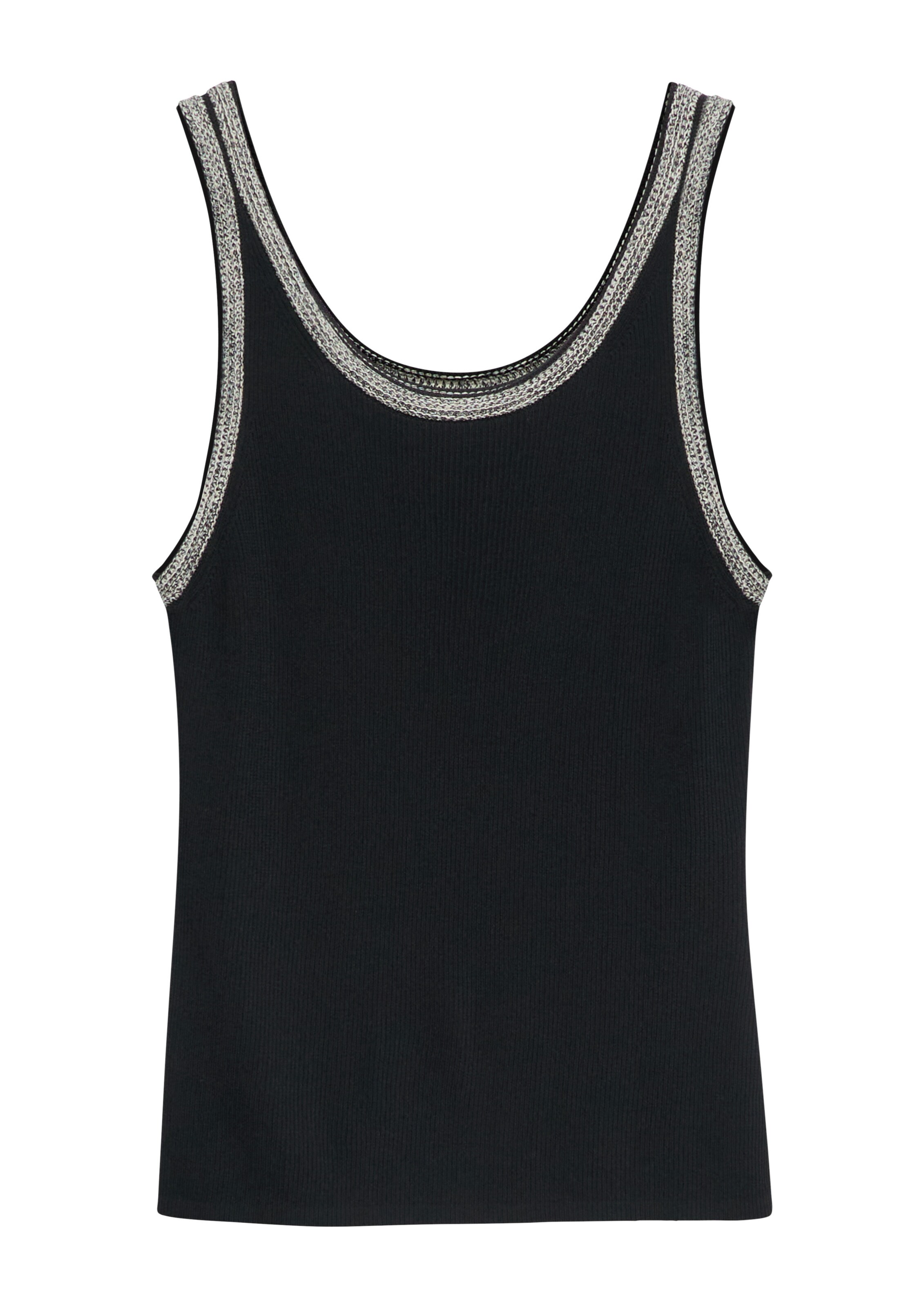 Tops en tricot COMMA en noir : devant