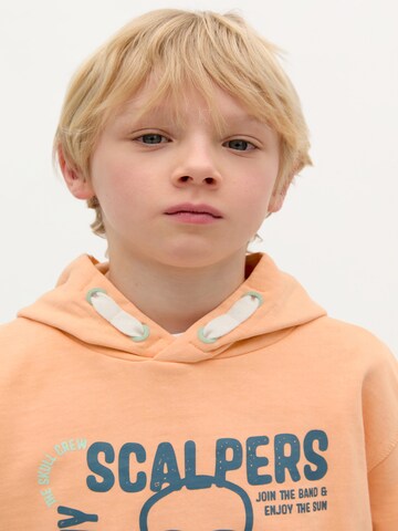 Scalpers Sweatshirt 'Stroke' i orange