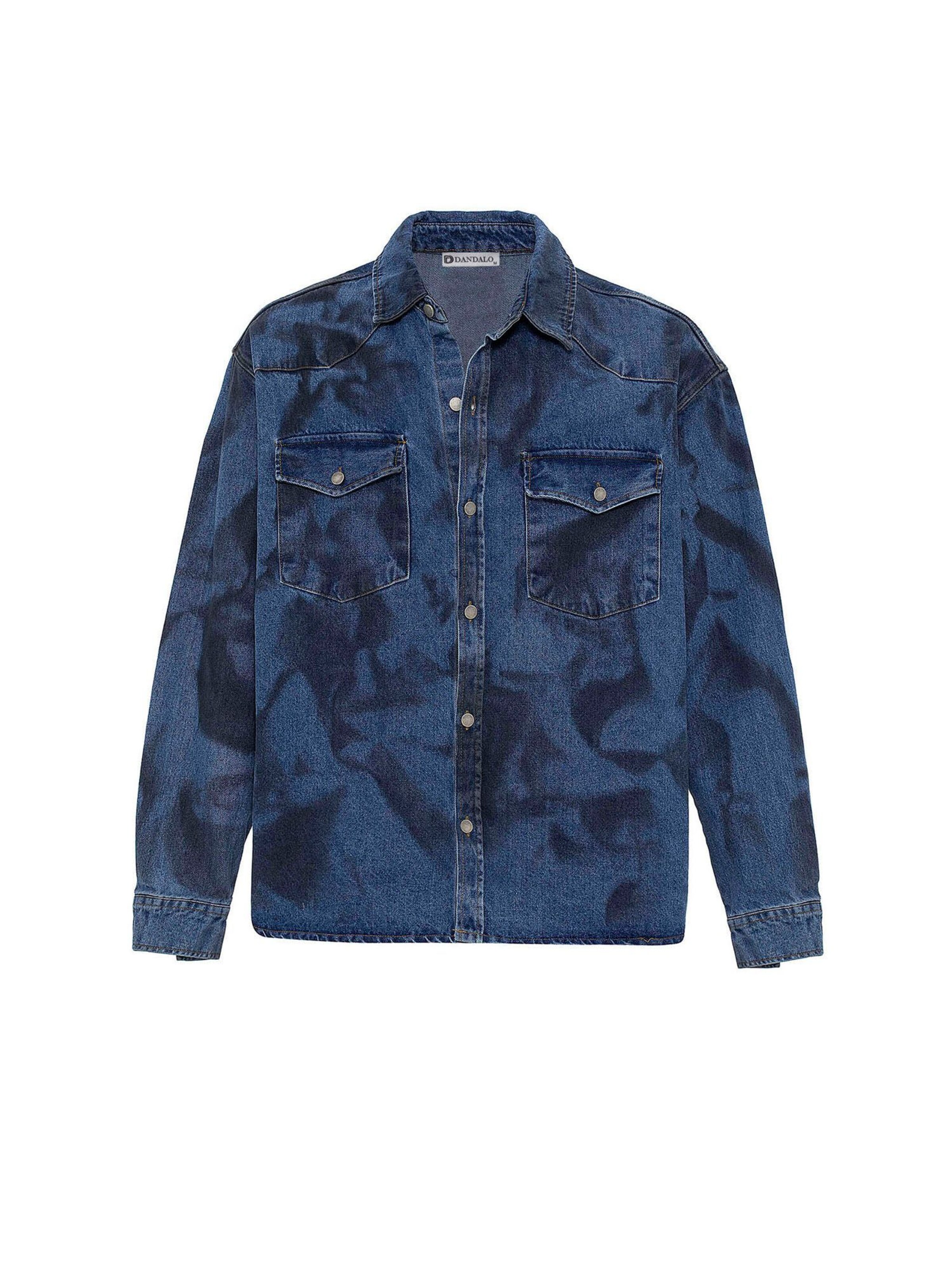 Dandalo Prechodná bunda - Modrá: predná strana