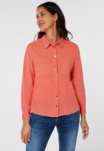 Camicia da donna di STREET ONE in arancione: frontale