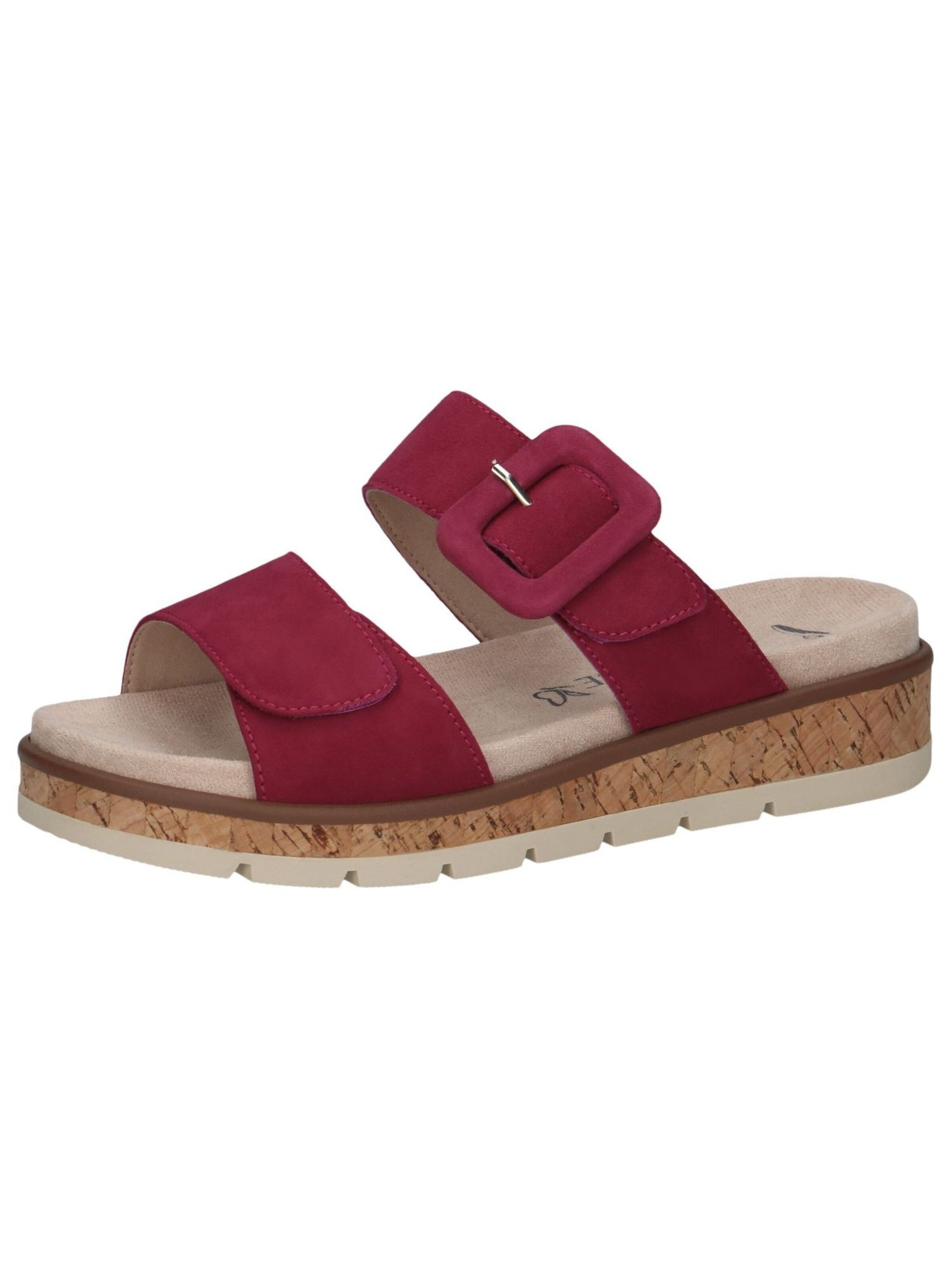 CAPRICE Mules in Purple: front