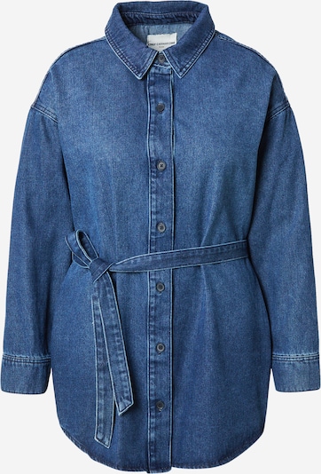 ONLY Carmakoma Välikausitakki 'CARANE' värissä sininen denim, Tuotenäkymä