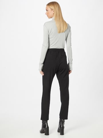 Fransa Tapered Pleat-Front Pants in Black