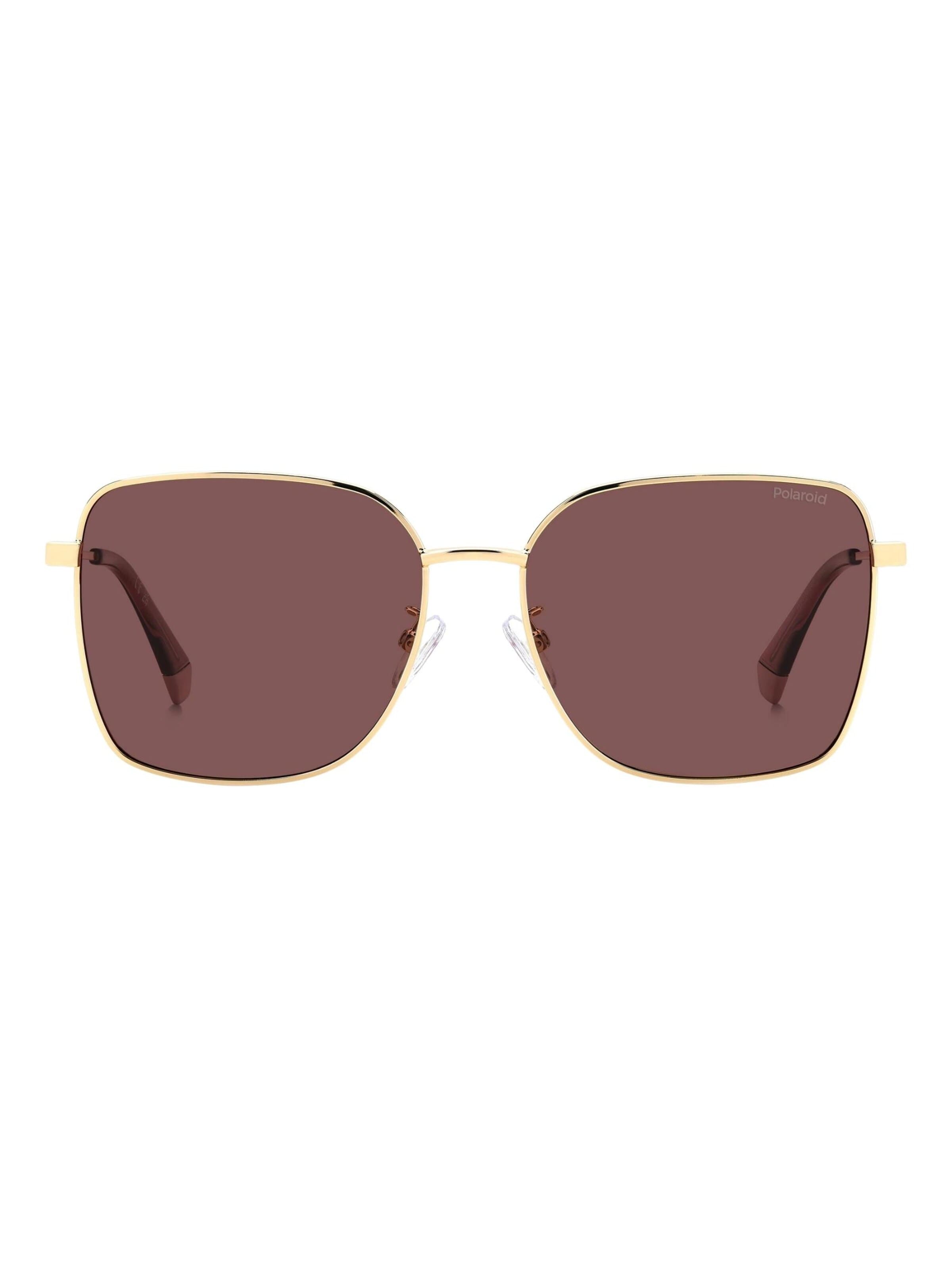 Lunettes de soleil 'PLD 4158/G/S/XN - DDB/WJ' Polaroid en or : devant