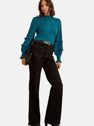 Pull-over love & roses en bleu : devant