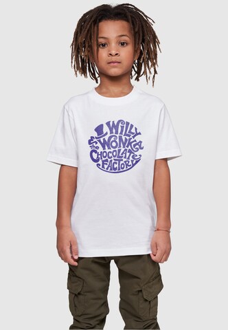 T-Shirt 'Willy Wonka And The Chocolate Factory' ABSOLUTE CULT en blanc : devant
