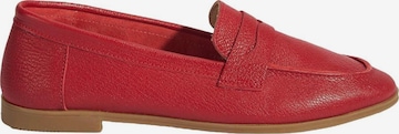 Desa Moccasins 'Slip-Ons' in Red: front