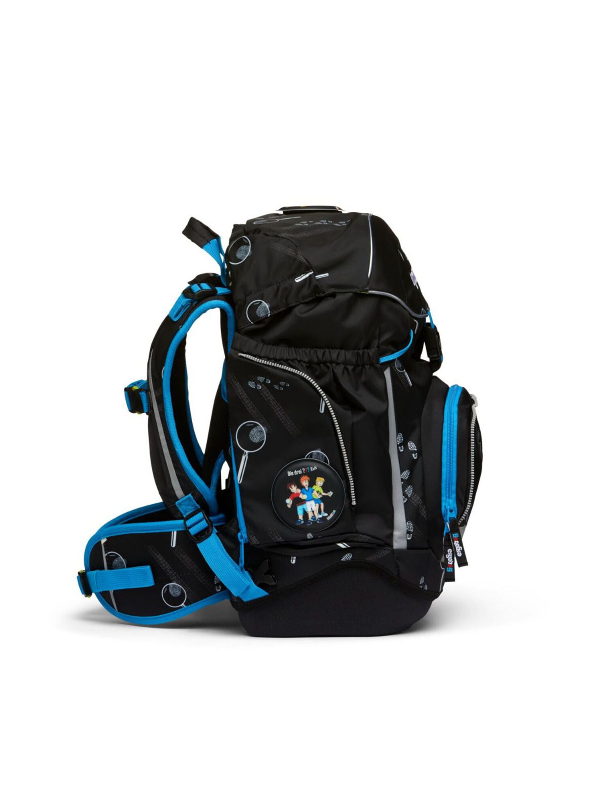 ergobag Backpack 'Set 6tlg' in Black