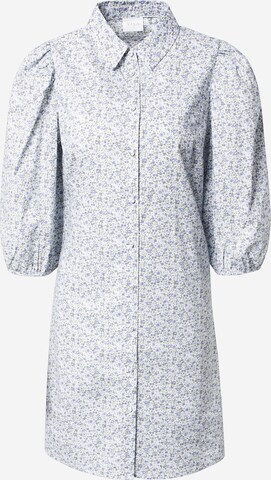 VILA Košeľové šaty 'FLORIS' - biela: predná strana