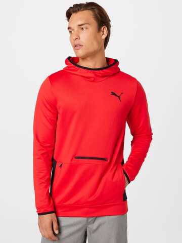 PUMA Sport sweatshirt i röd: framsida