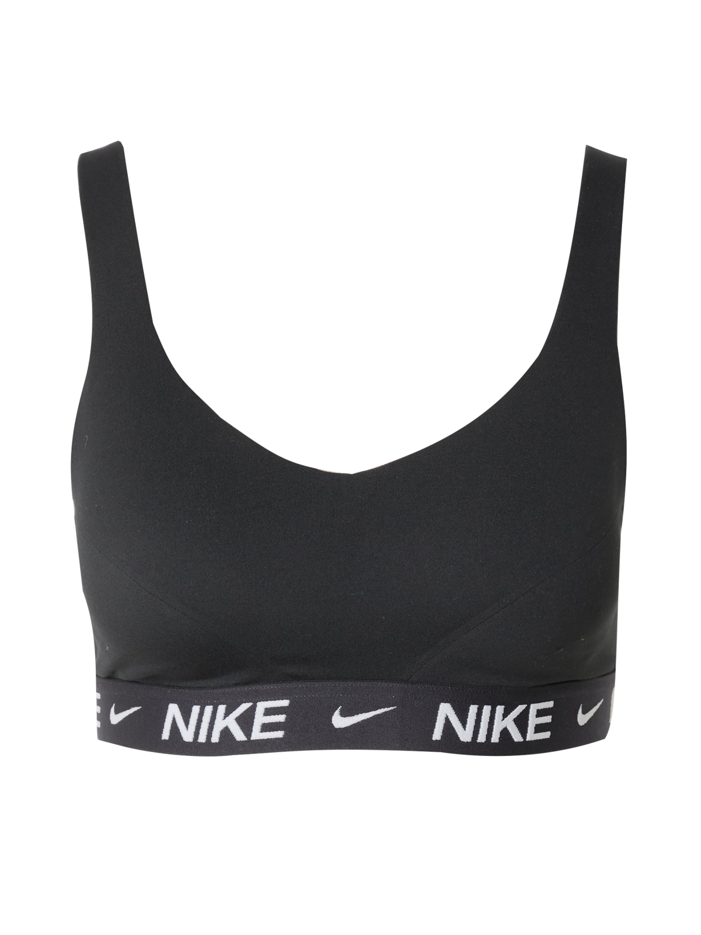 NIKE Бюстие Спортен сутиен 'Indy' в черно: отпред